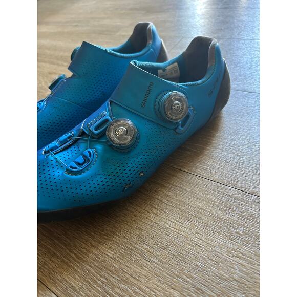 Shimano S-PHYRE RC903 Road Cycling Shoes BlueDual BOA Li2 $480 biking athletic